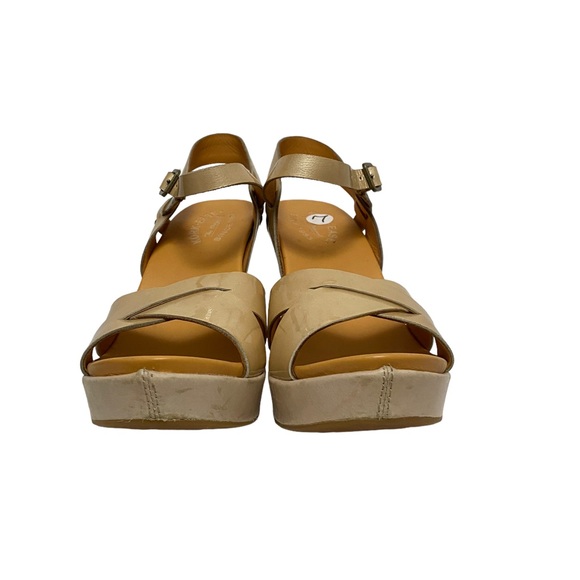 Kork-Ease Bette Leather Platform Wedge Sandal 8 - Picture 7 of 13